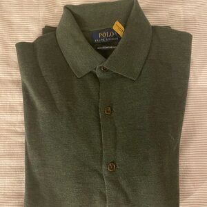 Polo by Ralph Lauren Men's Olive Polo Shirt